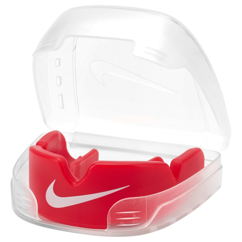 NIKE Protège-dents adulte Alpha CE MG Rouge et blanc
