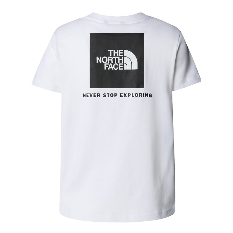 THE NORTH FACE Tee-shirt à manches courtes garçon Box Nse Blanc