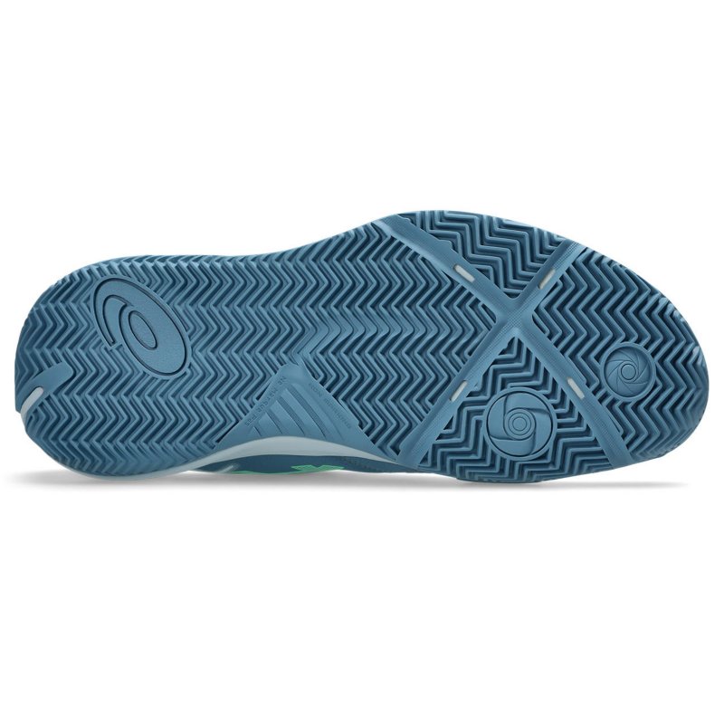 ASICS Chaussures de padel homme Gel-Challenger 15 Bleu et vert