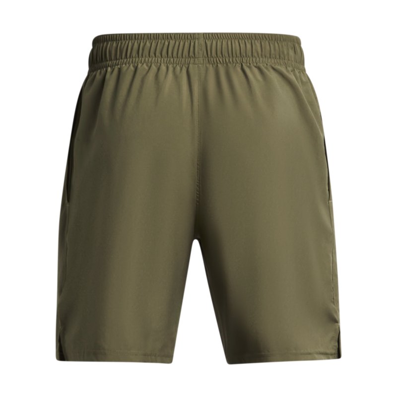 UNDER ARMOUR Short de training homme Tech Wordmark Vert et blanc