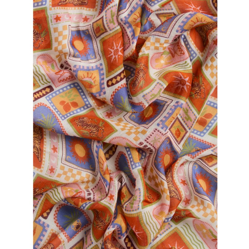 PIECES Foulard femme Pcmirandi Square Fc Bc Blanc
