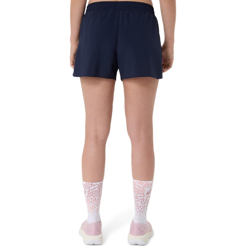ASICS Short de running femme Core 4-in Marine