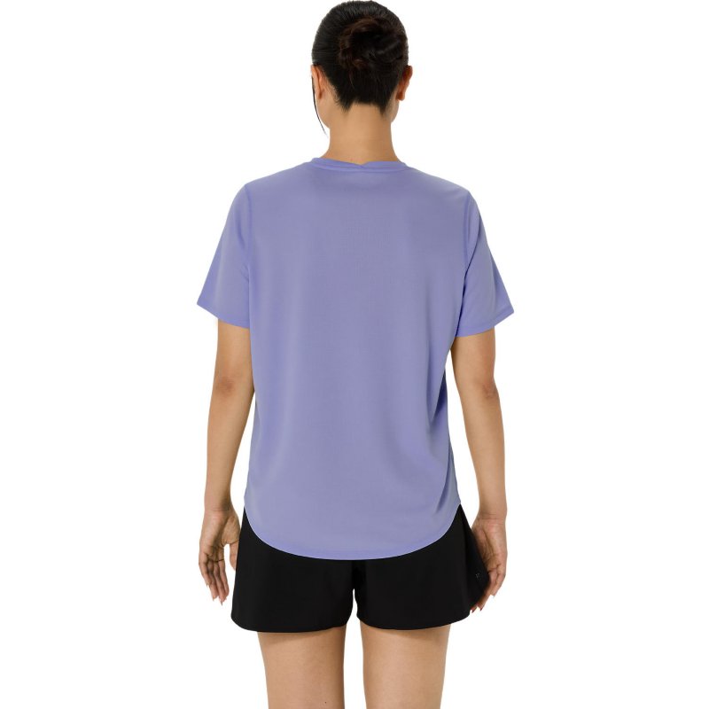 ASICS Tee-shirt de running à manches courtes femme Core Bleu