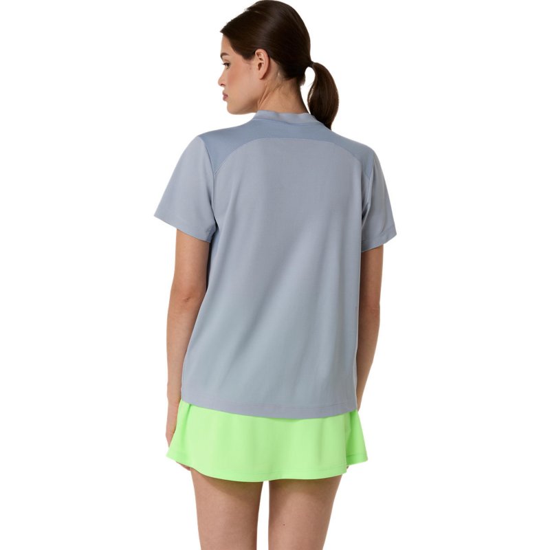 ASICS Tee-shirt à manches courtes femme Court Bleu