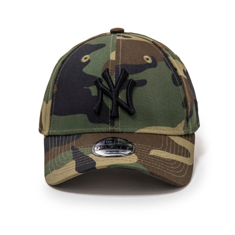 NEW ERA Casquette garçon 9Forty New York Yankees League Essential Vert camo