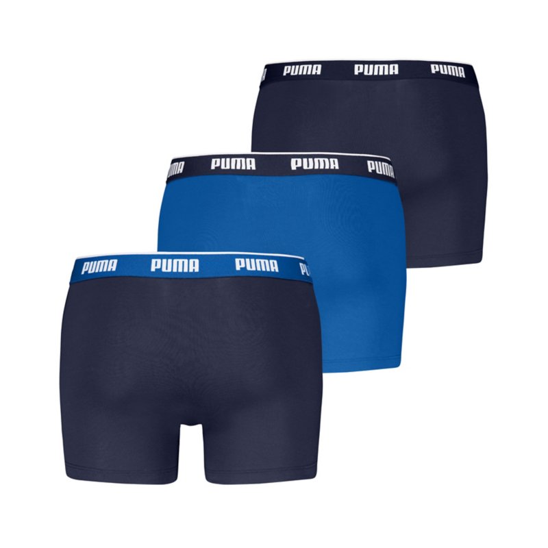 PUMA Boxer homme 3P Bleu