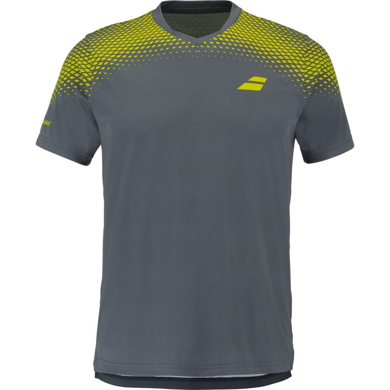 BABOLAT Tee-shirt à manches courtes homme Aero Crew Neck Tee Gris