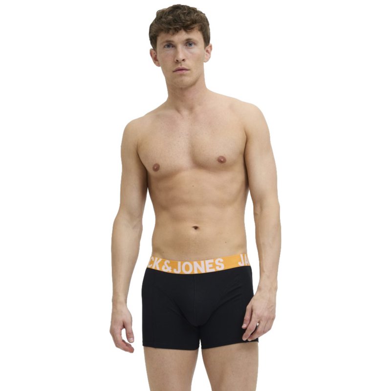 JACK & JONES Boxer homme Conor (Lot de 3) Noir