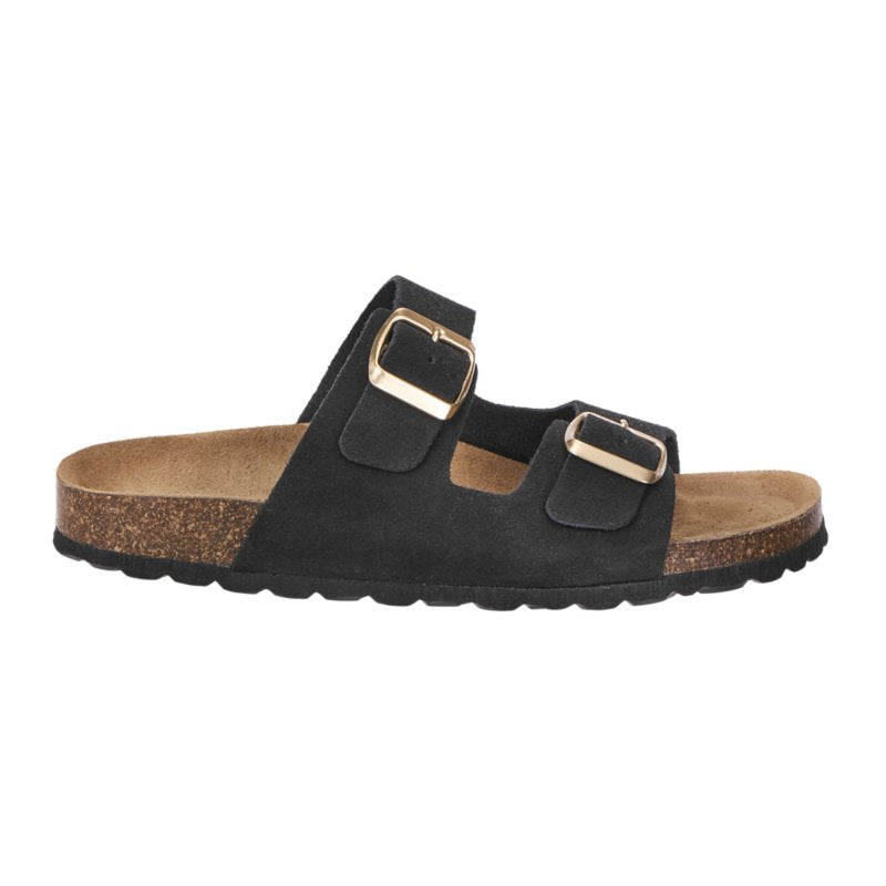 FIREFLY Claquettes femme Salvina Suede noir et marron