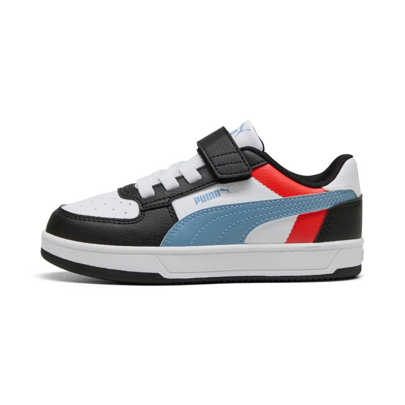 PUMA Sneakers enfant Caven 2.0 Block AC+ Blanc, bleu et noir