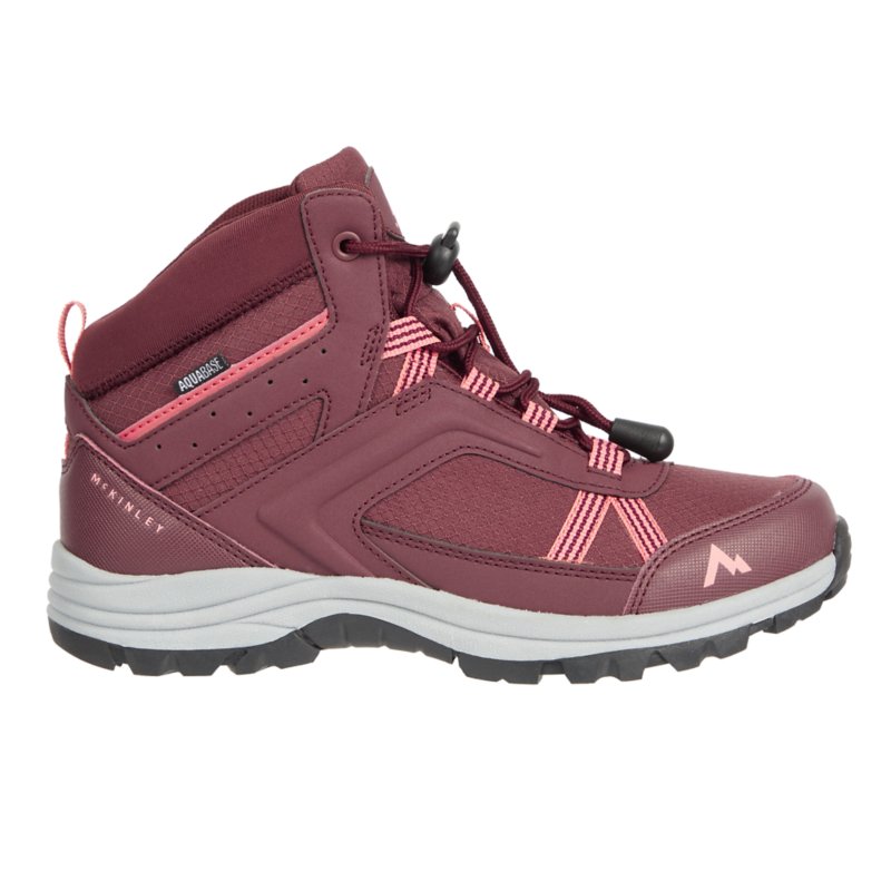 MCKINLEY Chaussures de randonnée enfant Maine II MID Aquabase Rouge et rose