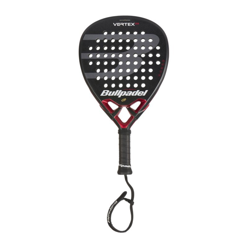 BULLPADEL Raquette de padel adulte Vertex 02 Noir et rouge