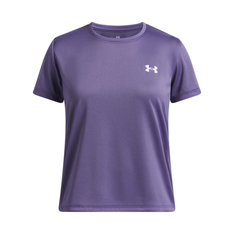 UNDER ARMOUR Tee-shirt de training à manches courtes fille Tech™ Violet et blanc