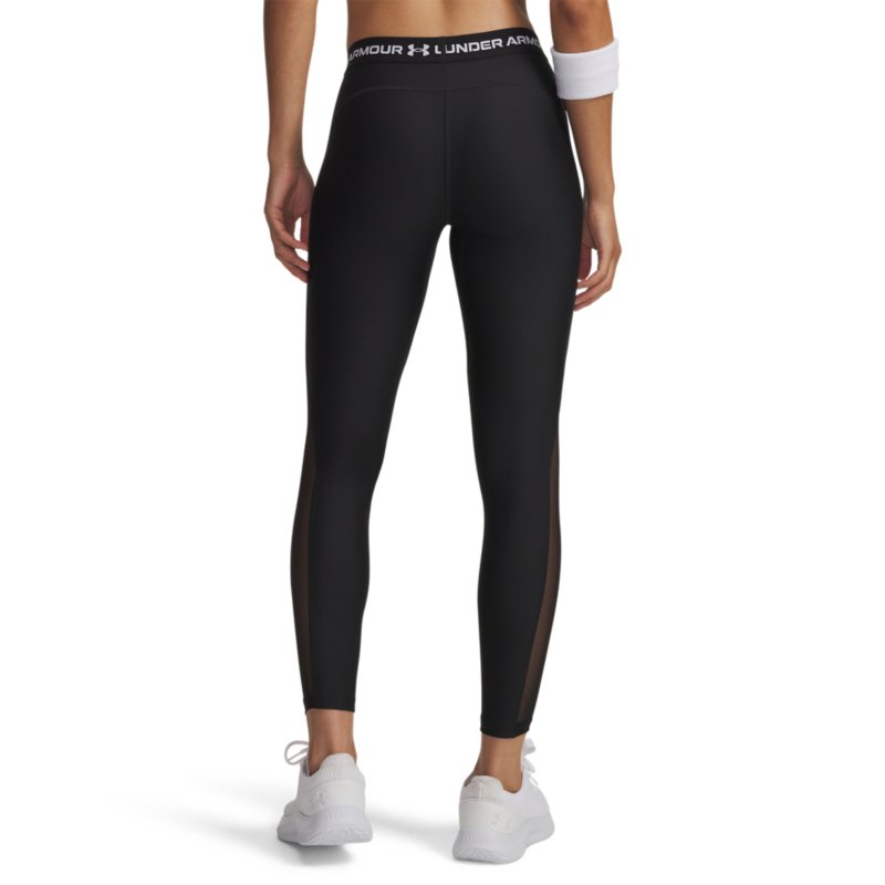 UNDER ARMOUR Legging de training femme HeatGear Mesh Noir et blanc