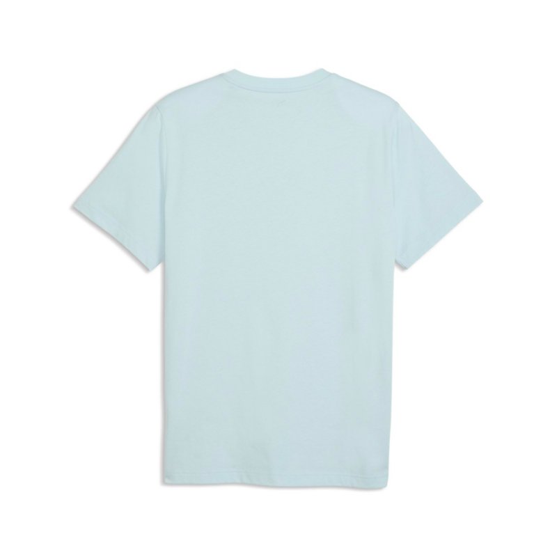 PUMA Tee-shirt à manches courtes homme Ess Logo Lab Summer Bleu