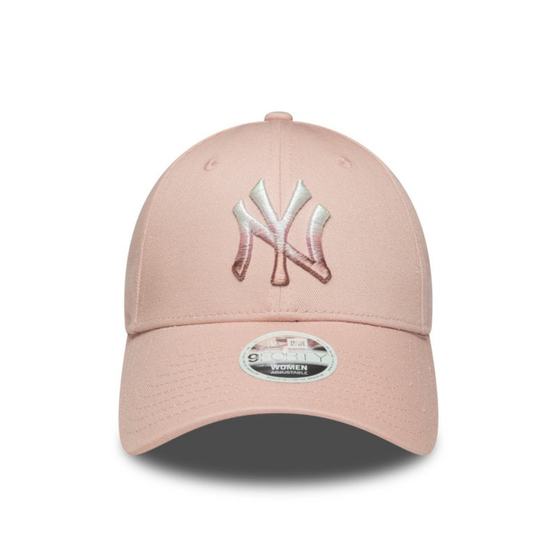 NEW ERA Casquette femme 9Forty Adjustable New York Yankees Metallic Logo Rose pastel