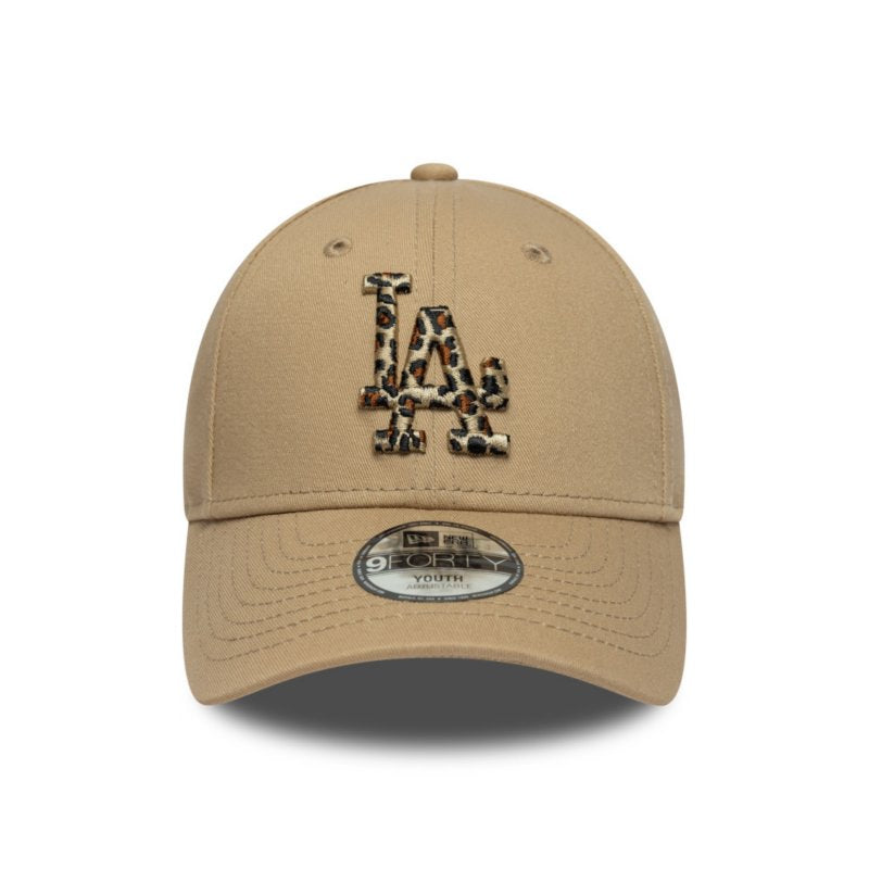 NEW ERA Casquette garçon 9Forty Adjustable Los Angeles Dodgers Animal Infill Beige foncé
