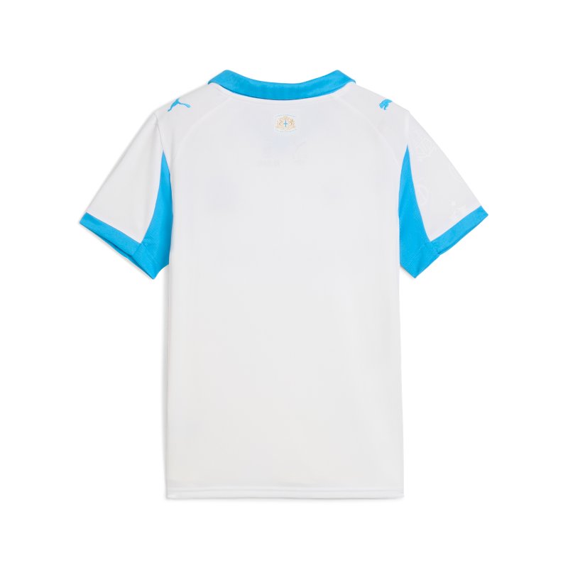PUMA Maillot de football enfant OM Domicile Replica Jr 25/26 Blanc