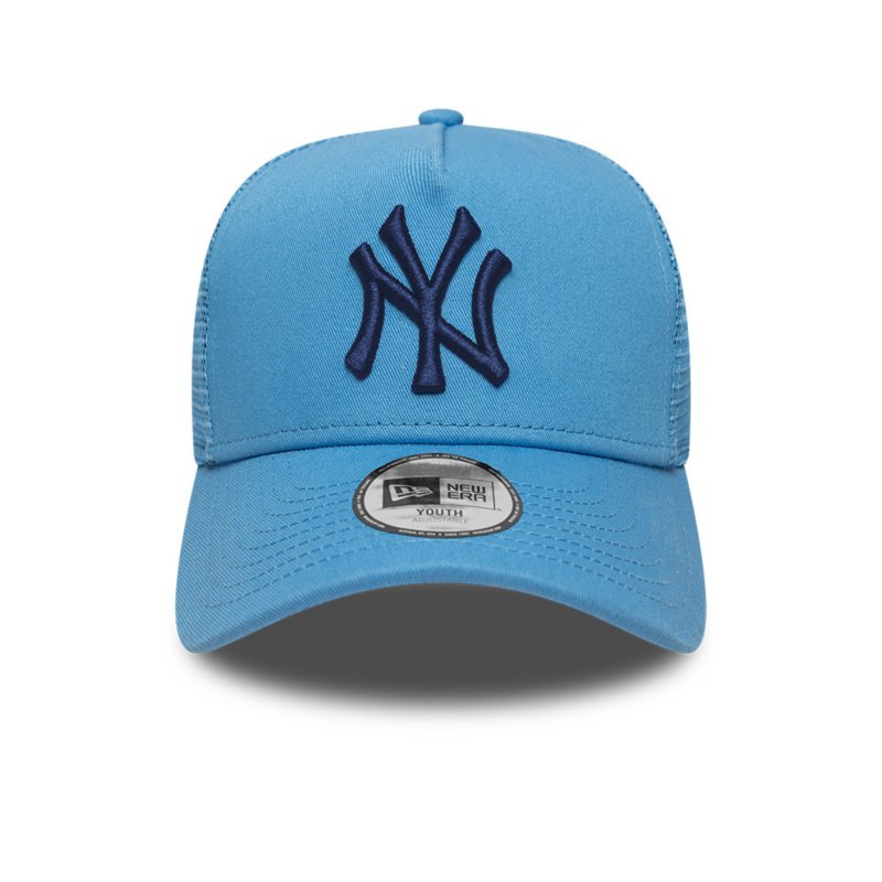 NEW ERA Casquette garçon Trucker New York Yankees League Essential Bleu pastel
