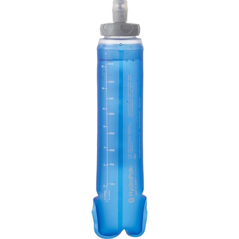 SALOMON Gourde de running SOFT FLASK 500ML/17OZ 42 CLEAR BLUE Bleu