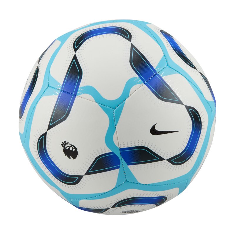 NIKE Ballon de football Premier League Pitch Blanc, bleu et noir
