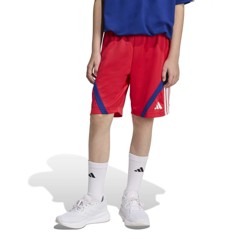 ADIDAS Short de training garçon House of Tiro Rouge