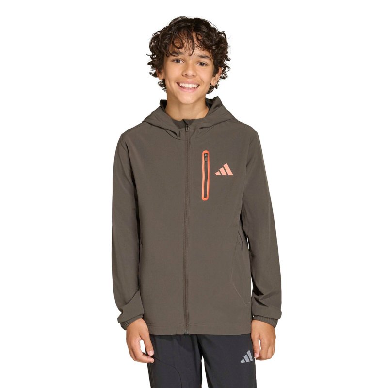 ADIDAS Sweatshirt de randonnée garçon tissée Tech Vert