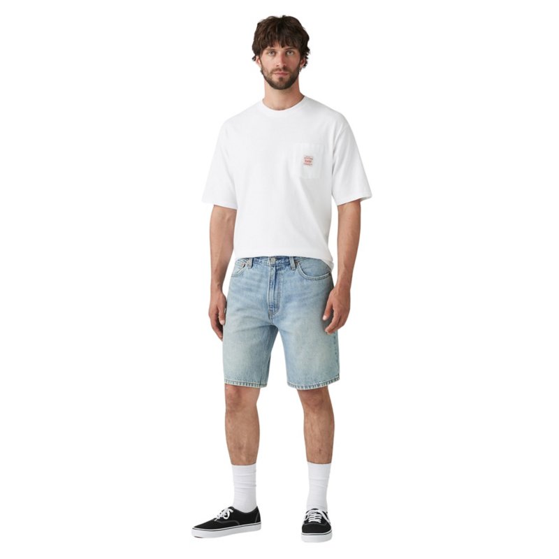 LEVIS Short homme 454 Relaxed Bleu